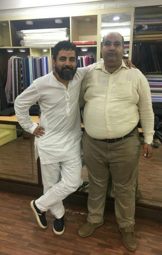 Celebrated Film Actor & Director Visiting Barkat Ali & Bros. Atelier